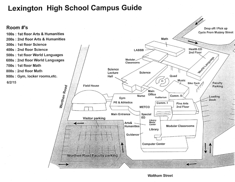 Campus Map – Lexington High School